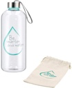 Personalisierte 1 Liter,   3 Tachyonen Wasserflasche mit Pad