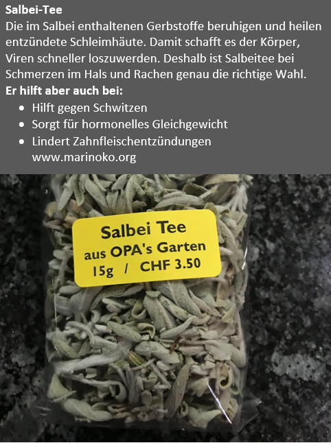 Salbei & Echinacea & Oswego